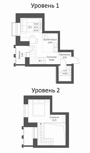 1к квартира