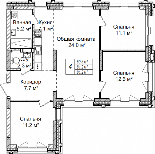 4к квартира