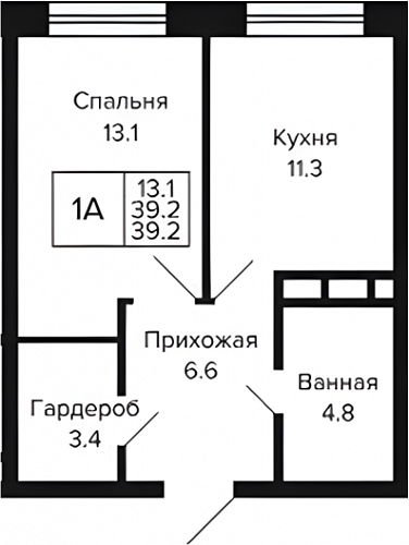 1к квартира