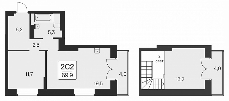 3к квартира