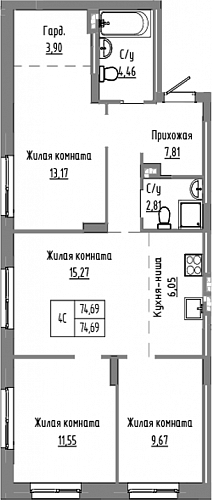 4к квартира